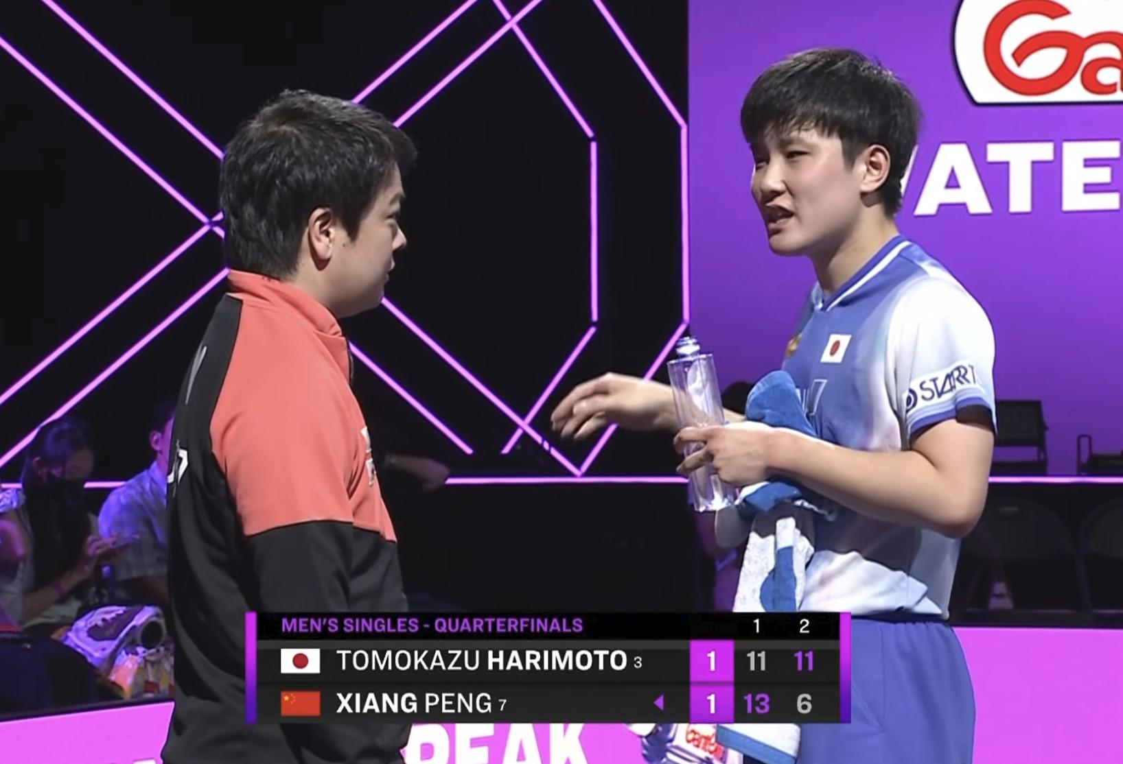 英国乒乓球队绝杀法国乒乓球队，张本智和关键制胜